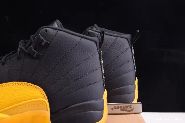 Reps LUCY Retro 12 Black University Gold 130690-070 Air Jordan 0518
